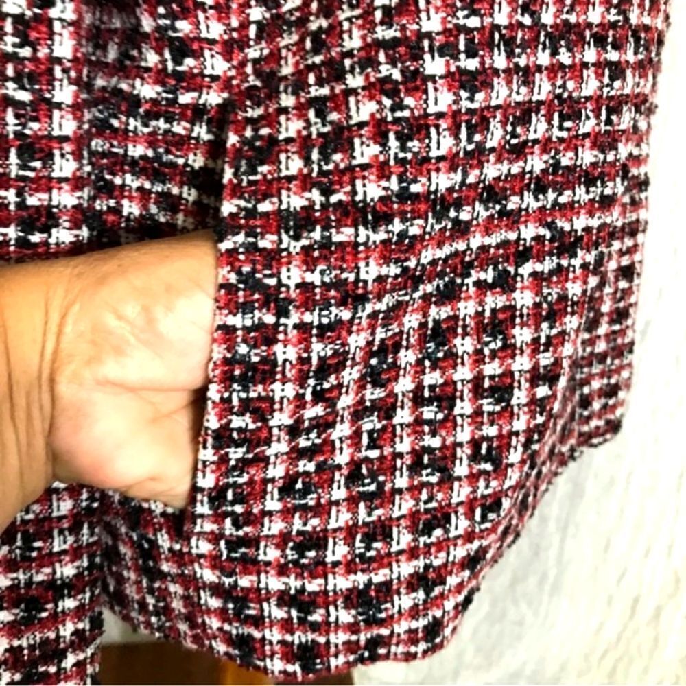 Talbots Reddish Tweed Jacket Size XL - Picture 5 of 8